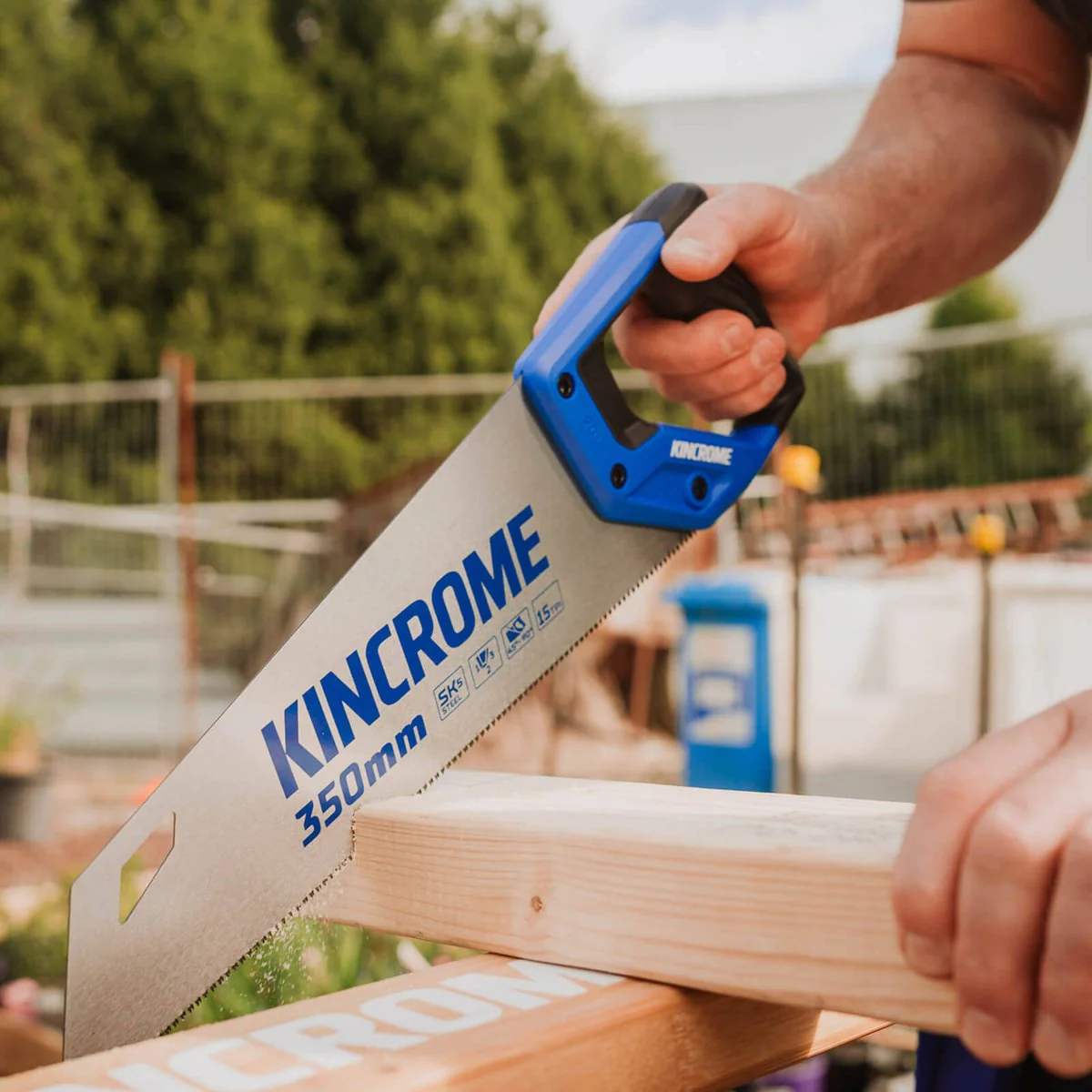 Kincrome Handsaw - 350mm - SK5 Steel - Fine Cuts - Image 5