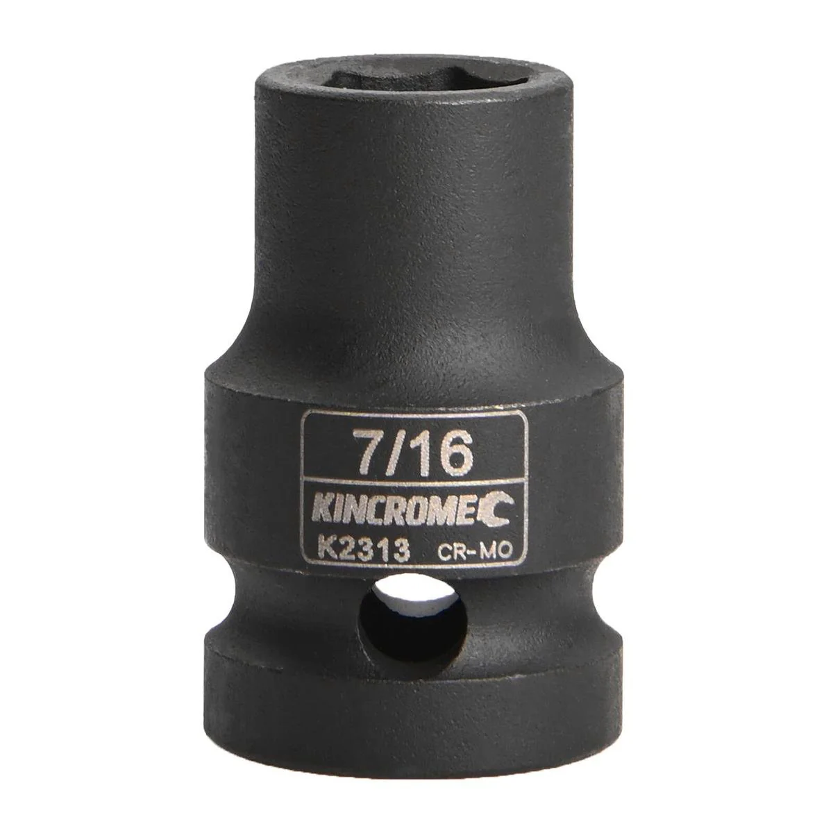 Kincrome Impact Socket - 7/16" - Chrome Molybdenum Steel - Shallow