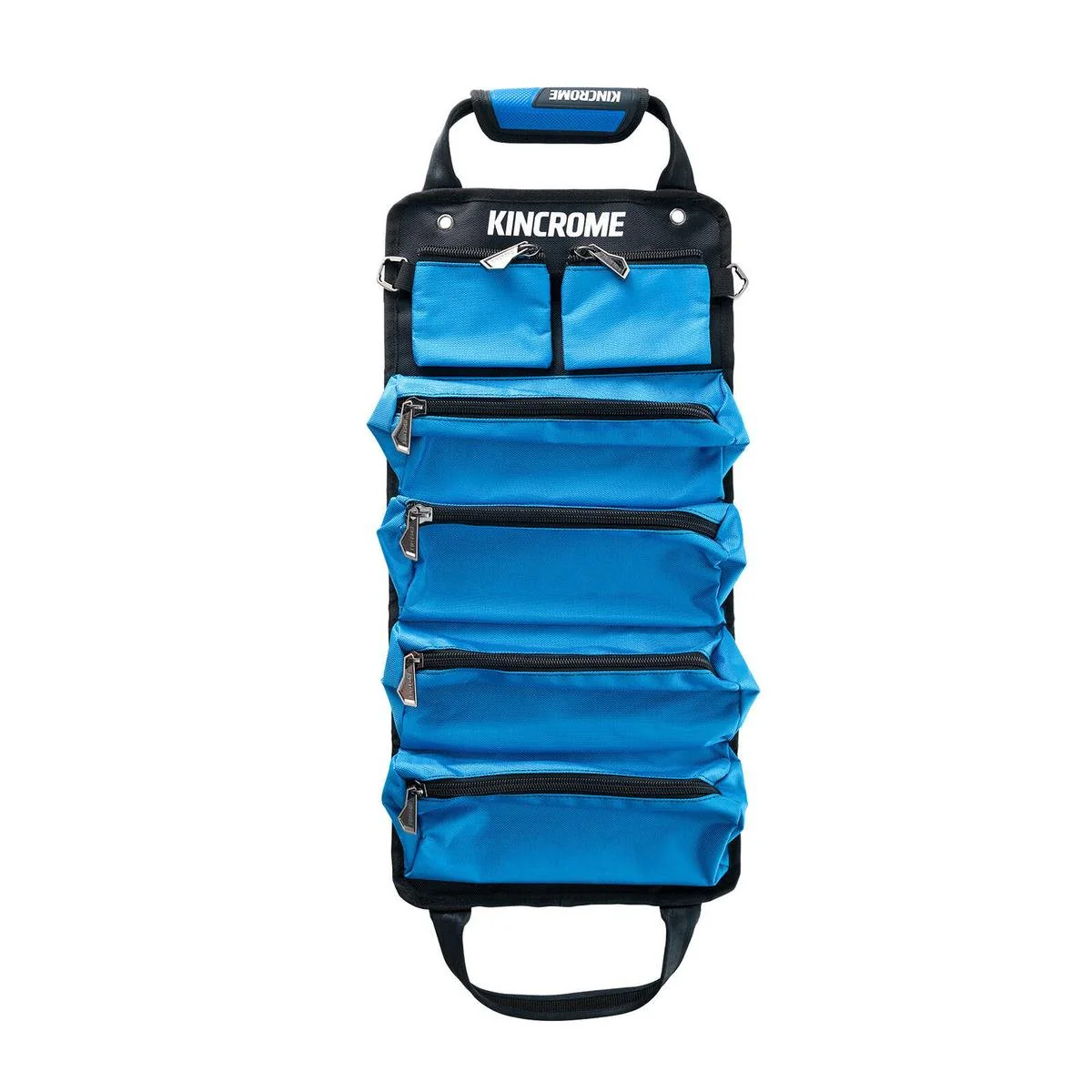 Kincrome Medium 6 Zipper Tool Roll - 6 Pockets - 315mm x 650mm - Durable & Water-Resistant