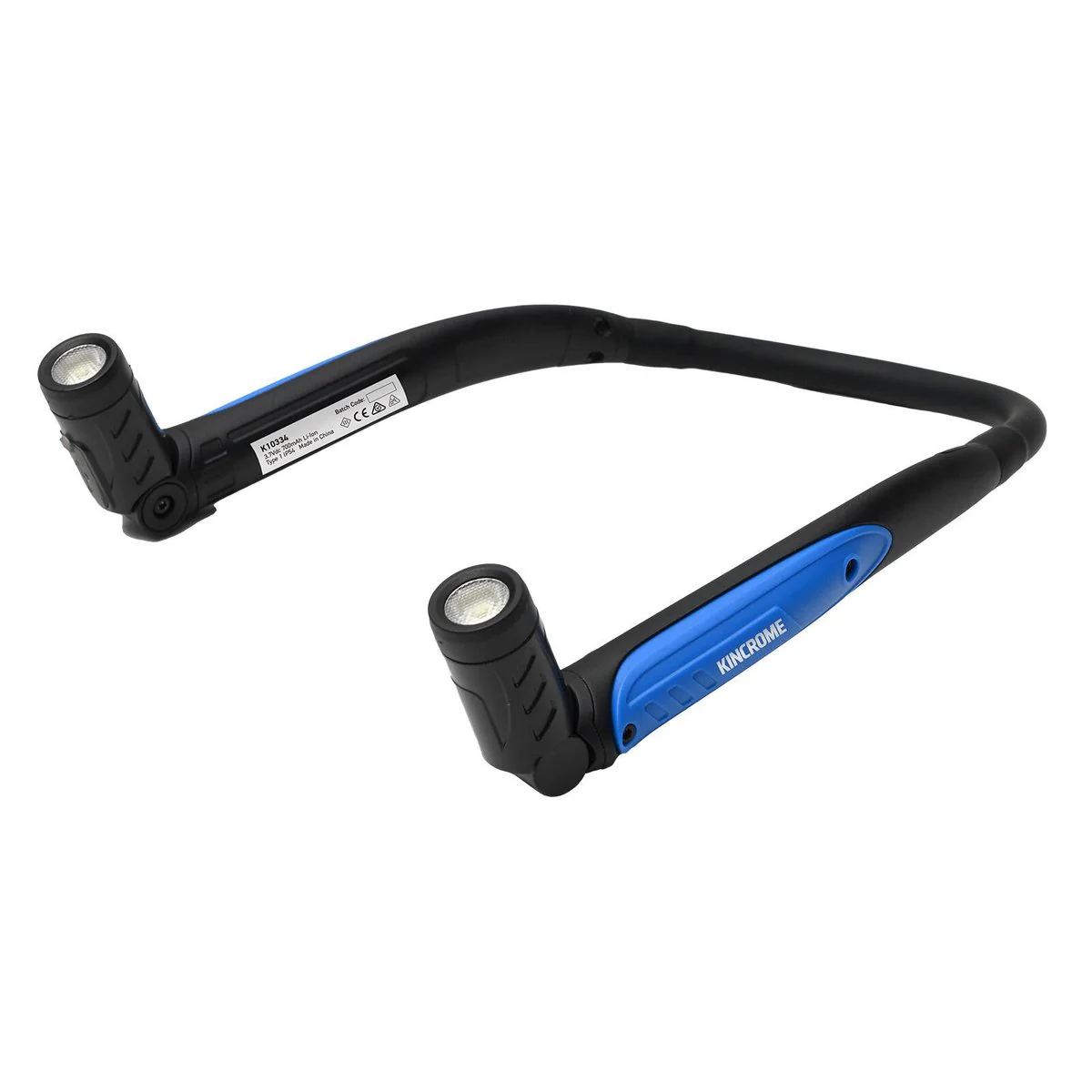 Kincrome Neck Light - Rechargeable - IP54 Rated - 110° Pivoting Head - 230mm x 130mm x 45mm