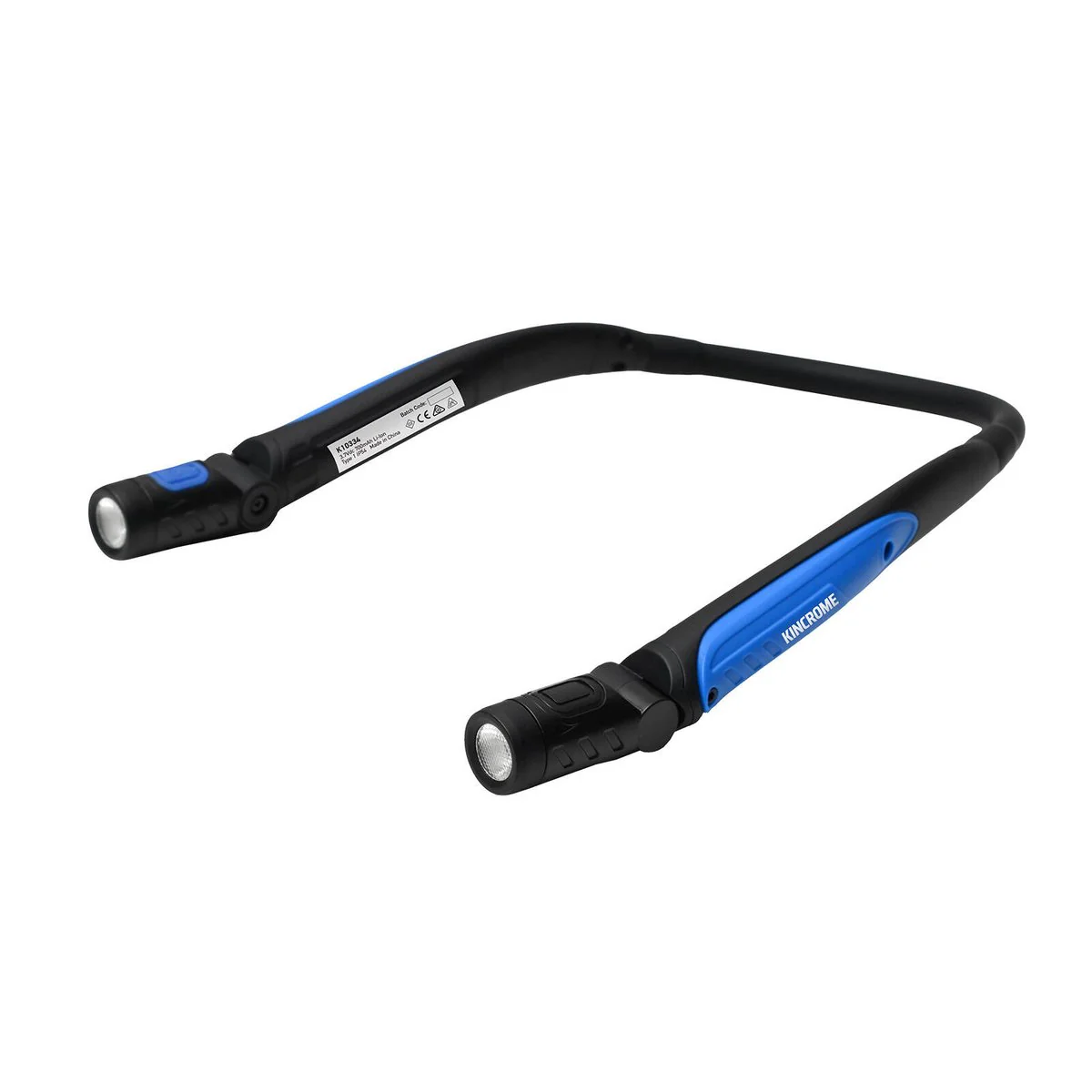 Kincrome Neck Light - Rechargeable - IP54 Rated - 110° Pivoting Head - 230mm x 130mm x 45mm - Image 2