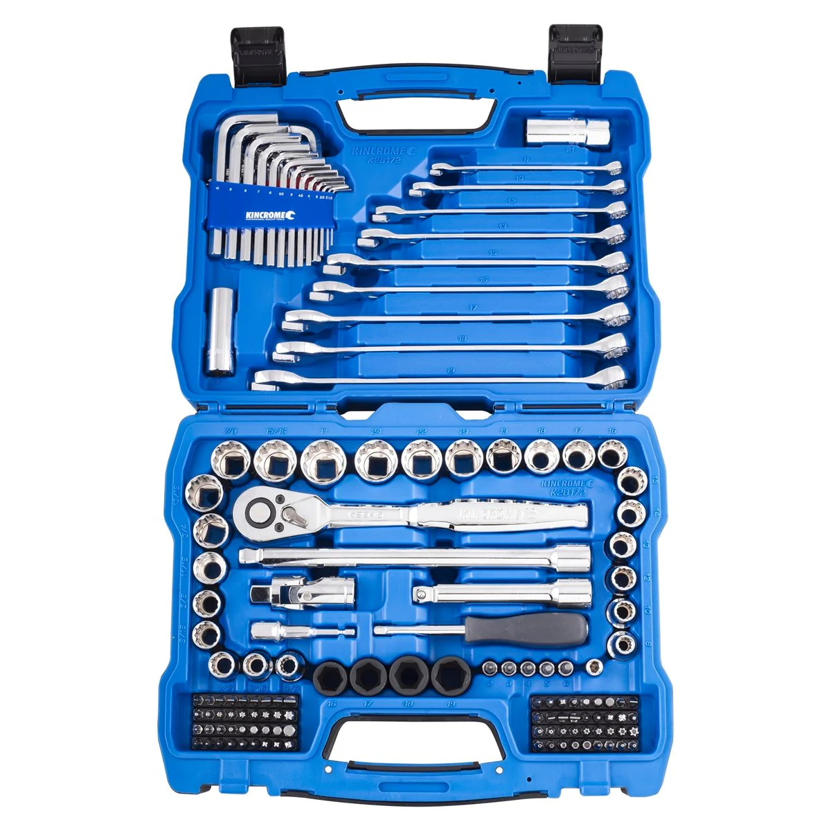 Kincrome Socket Set - 148 Piece - Chrome Vanadium Steel - Ratcheting - Image 2