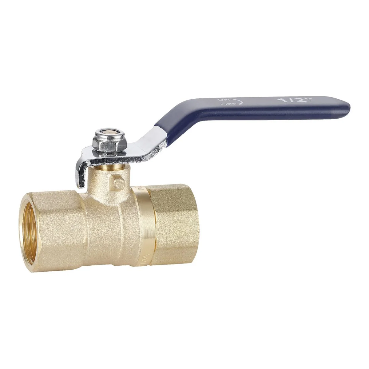 Kinetic 15mm Brass Lever Handle Water Ball Valve - Durable Water Control