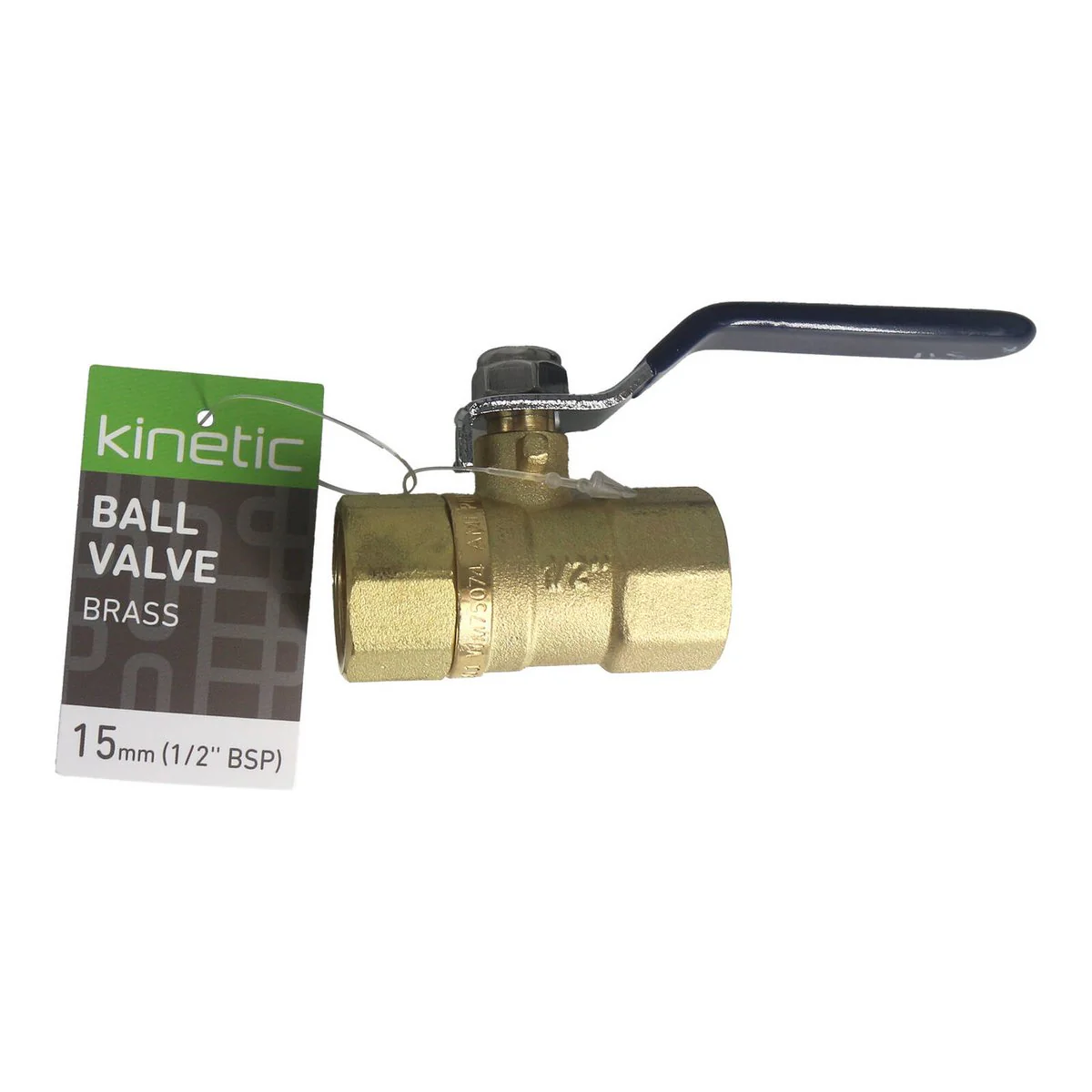 Kinetic 15mm Brass Lever Handle Water Ball Valve - Durable Water Control - Image 2
