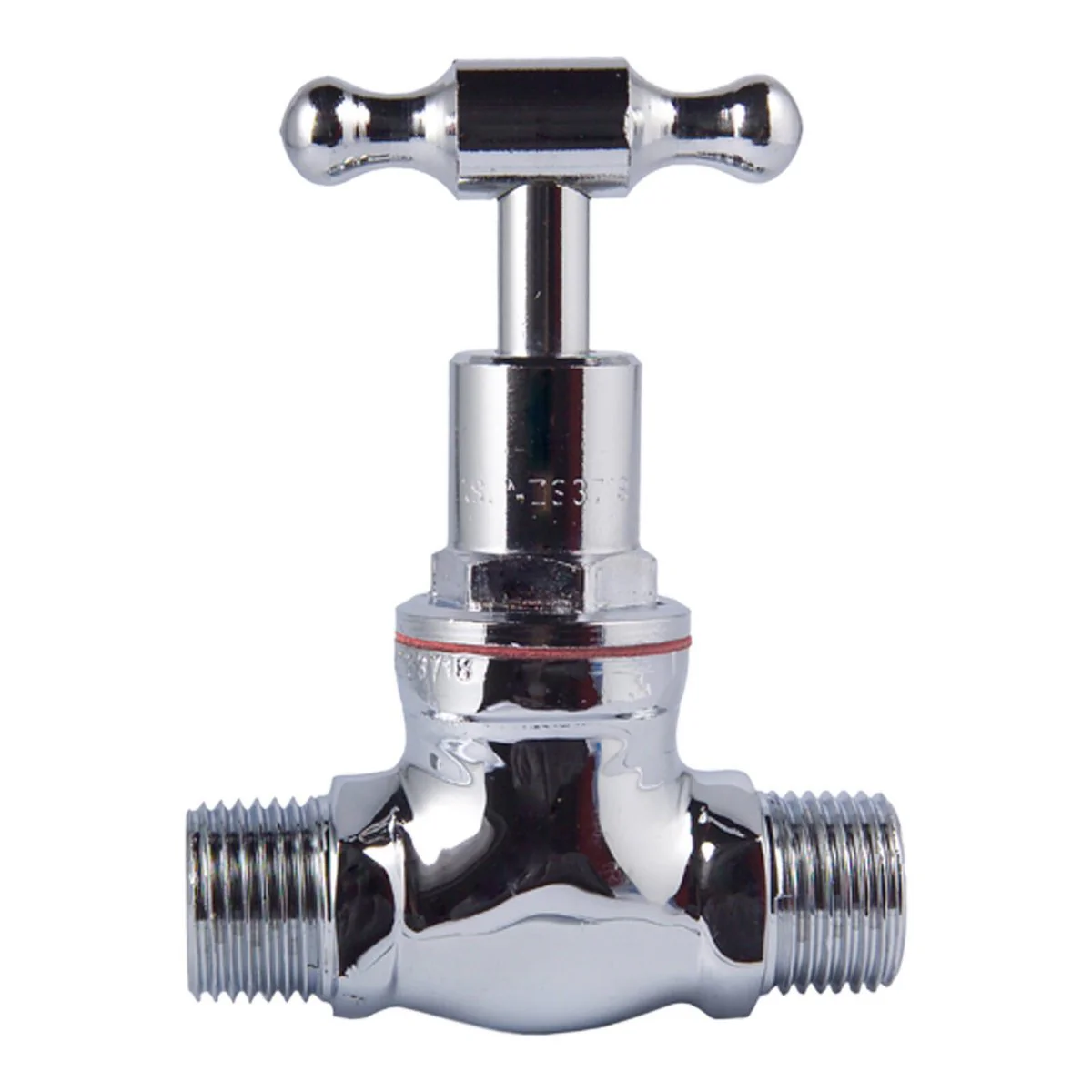 Kinetic 15mm Chrome Male T Head Stop Cock - Lead Free Brass - WaterMark Certified