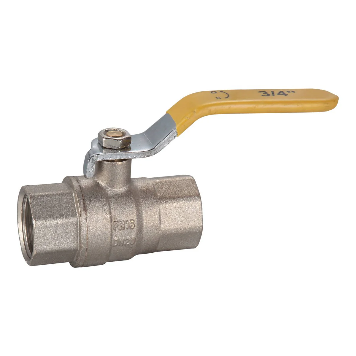 Kinetic 20mm Lever Handle Gas Ball Valve - Lead Free Brass - Gas Safety Certified