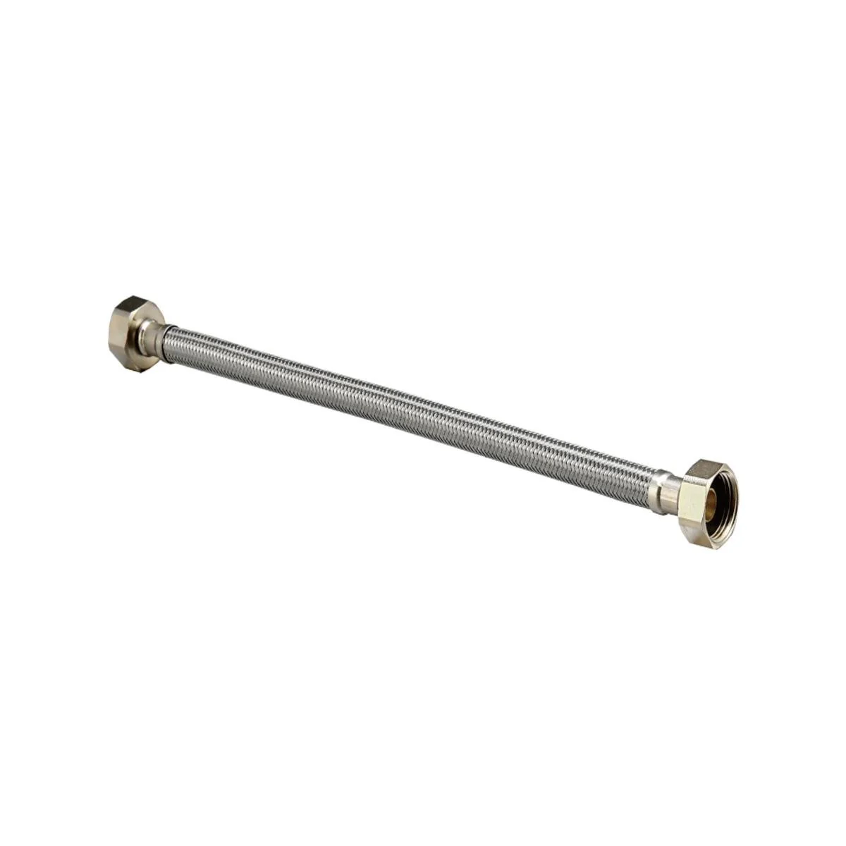 Kinetic 300mm Stainless Steel Flexible Braided Hose Water Connector - Durable Plumbing Solution - 1/2" Female BSP Connections