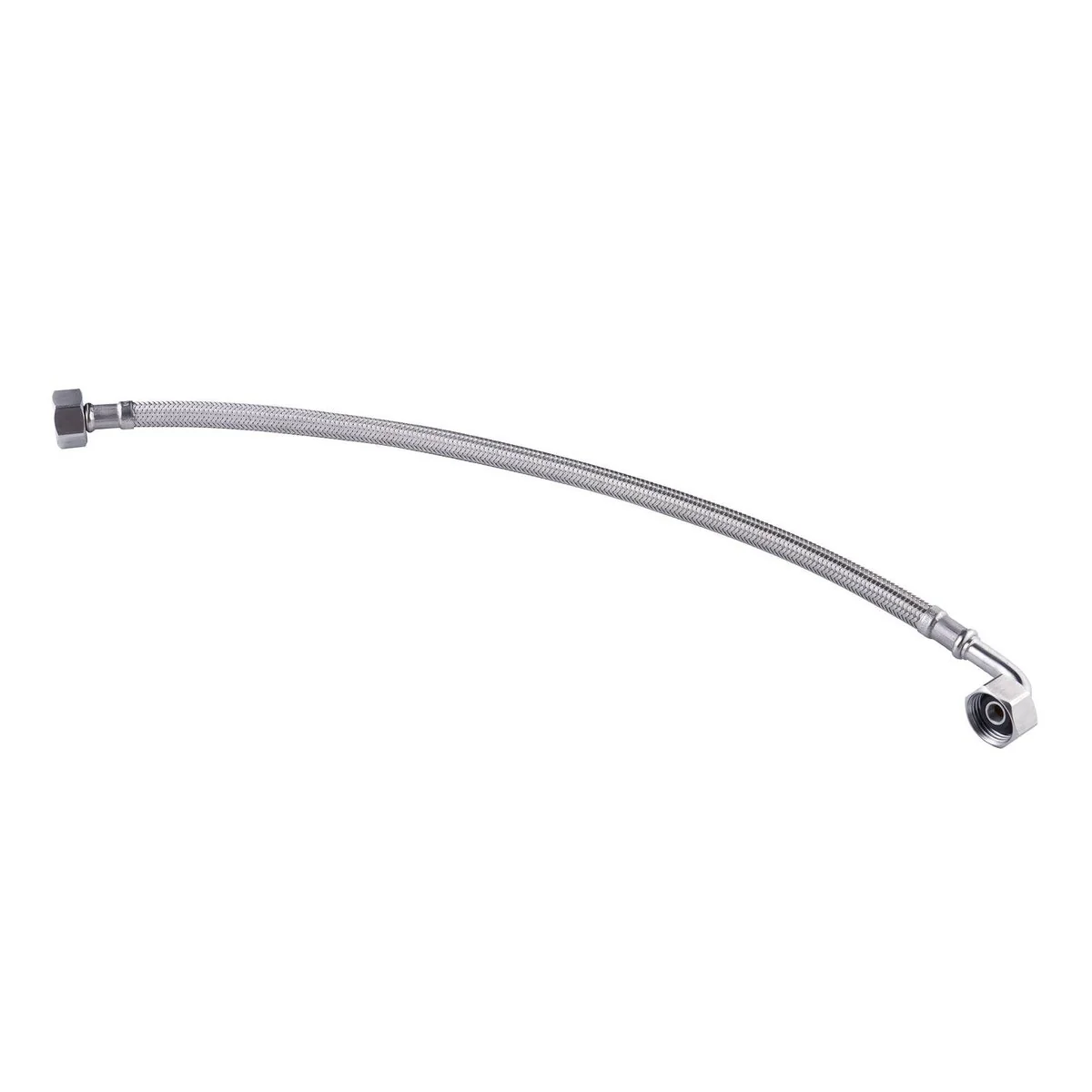 Kinetic 600mm Stainless Steel Flexible Braided Hose Bent Elbow Water Connector - Durable - Corrosion Resistant