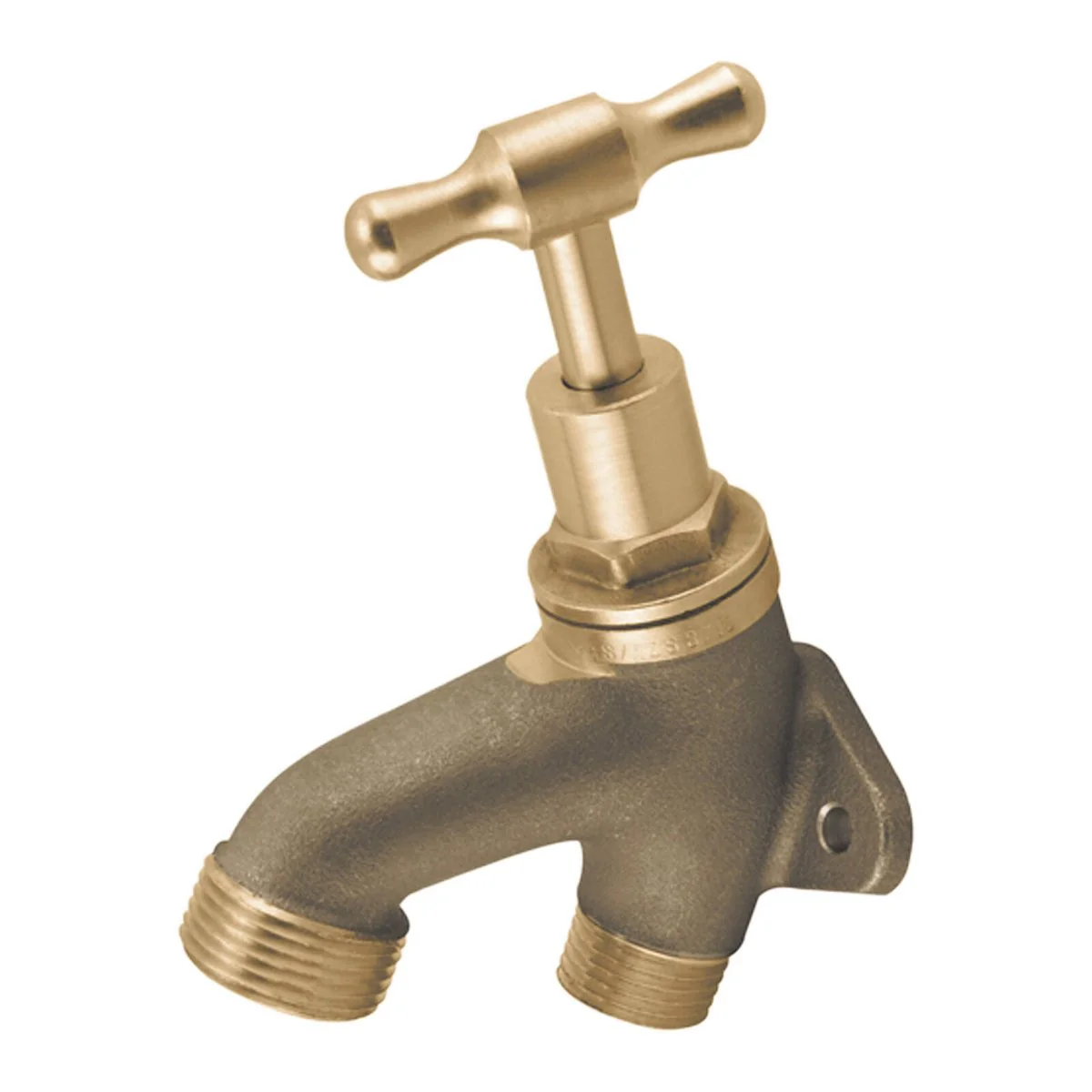 Kinetic Brass Back Plated Tap - 15mm - Lead Free - Durable Water Access