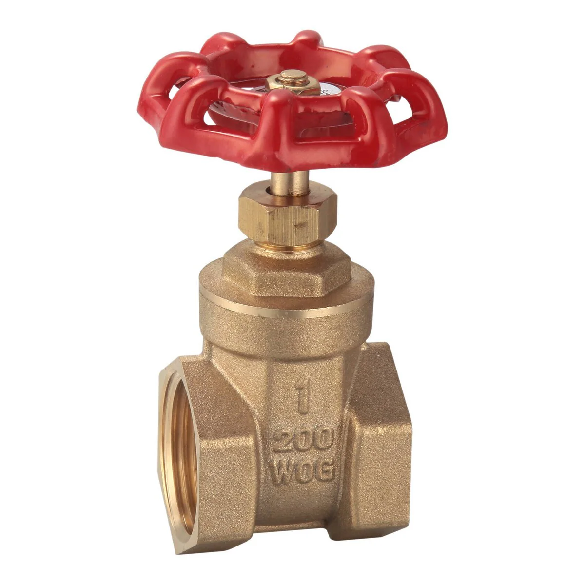Kinetic Brass Universal Thread Gate Valve - 25mm - Durable Water Control