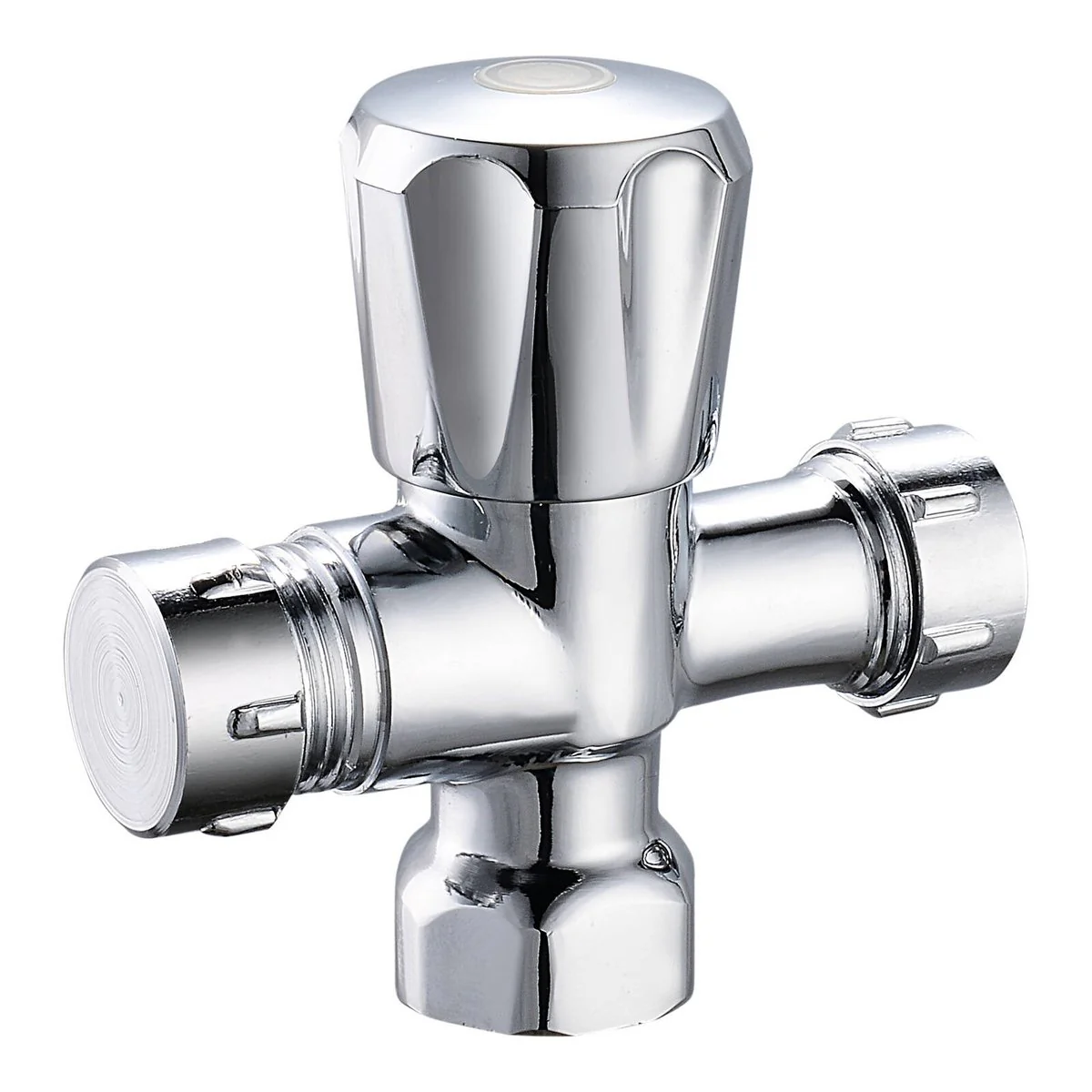Kinetic Chrome Double Mini Tap - 15 x 15mm - Lead-Free Brass - Smooth Operation