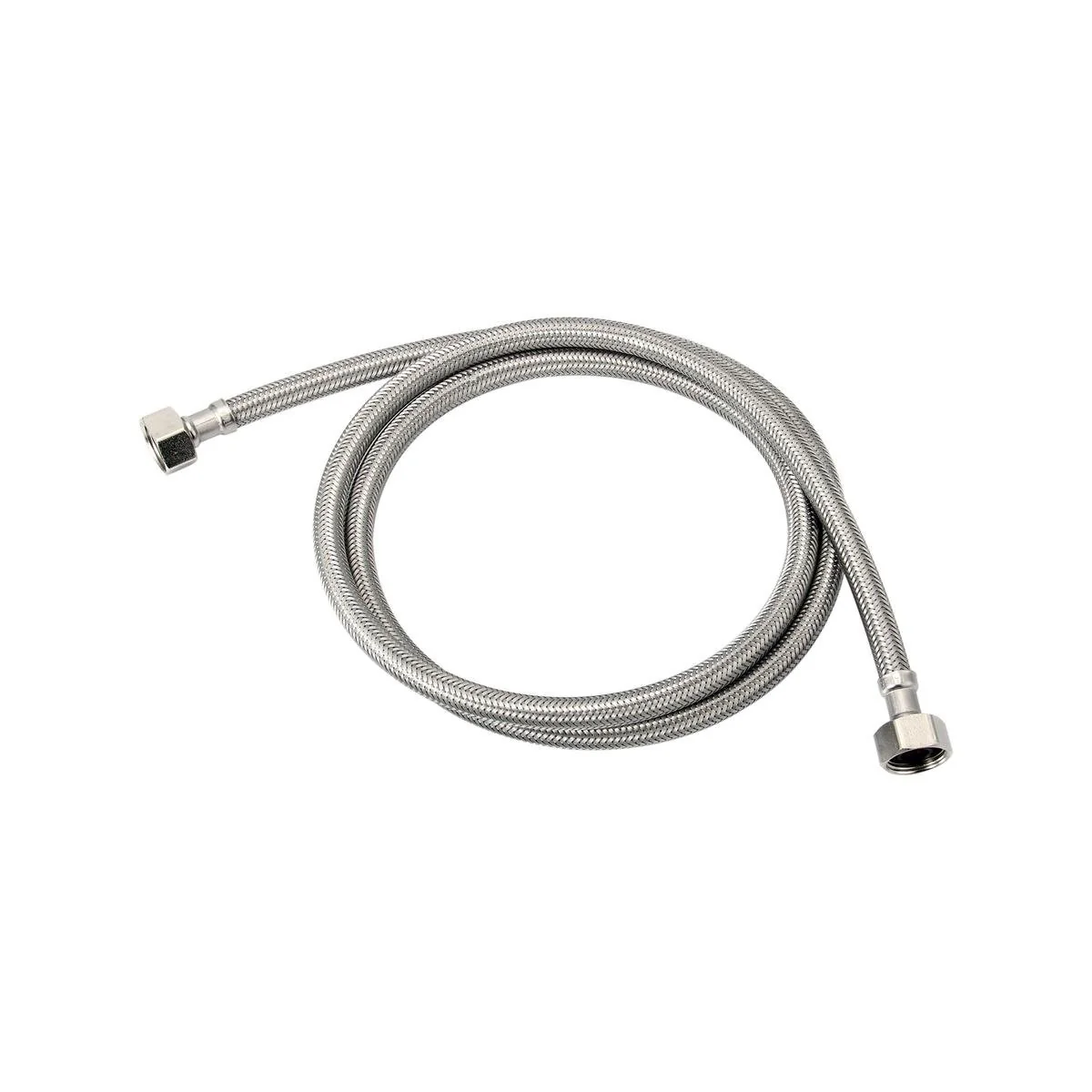 Kinetic Stainless Steel Flexible Braided Hose Water Connector 2500mm - 1/2" BSP - Corrosion Resistant
