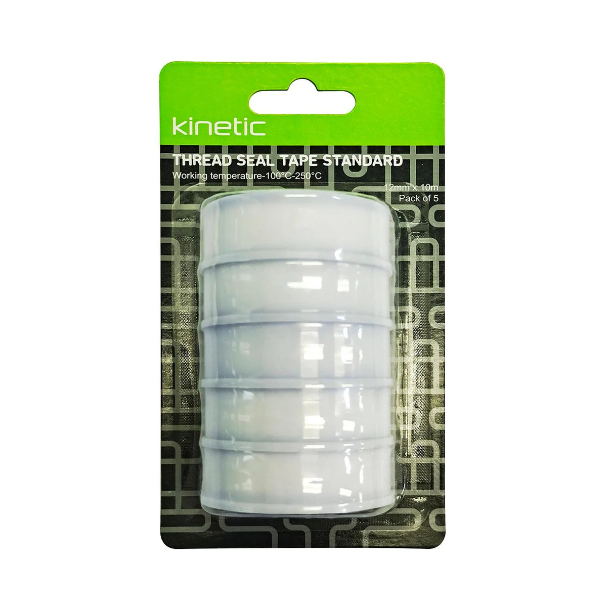 Kinetic Thread Seal - 12mm x 10m - White - 5 Pack - Image 3