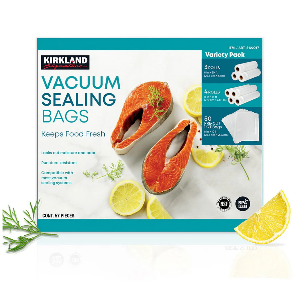Kirkland Signature Durable Vacuum Sealer Bags Assortment Pack BPA-Free - Image 7