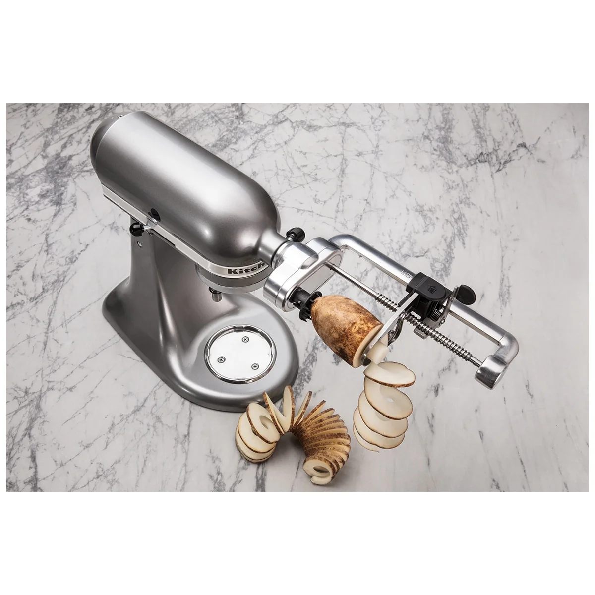 KitchenAid 7-Blade Spiraliser Plus Peel Core Slice Attachment 5KSM2APC Black - Image 25