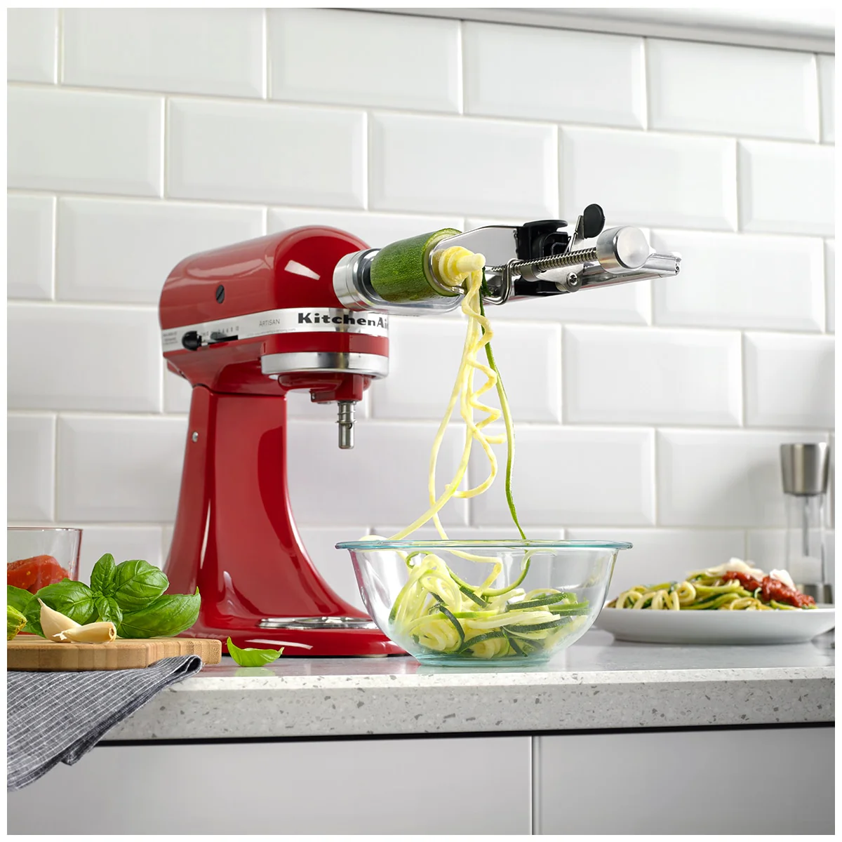 KitchenAid 7-Blade Spiraliser Plus Peel Core Slice Attachment 5KSM2APC Black - Image 27