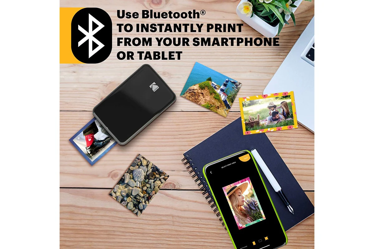 Kodak Step Instant Mobile Photo Printer Black with 50 Sheets - Image 6