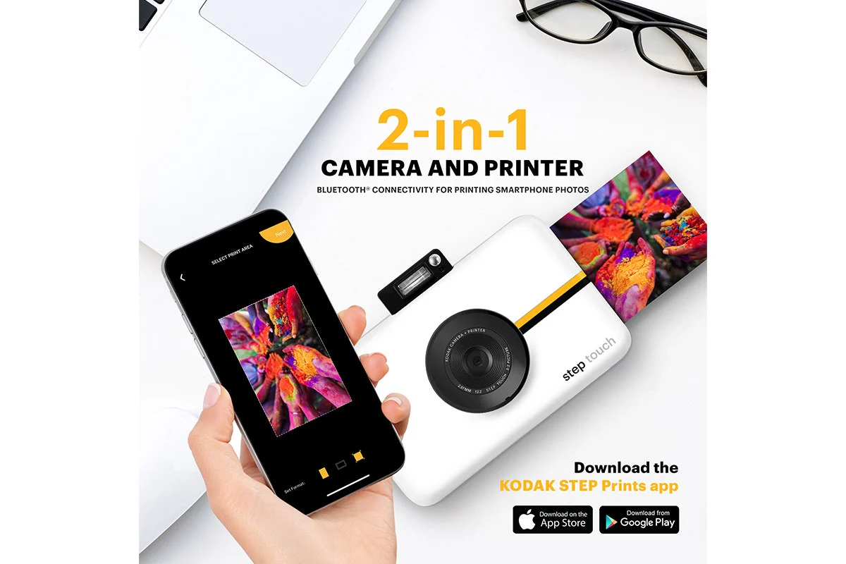 Kodak Step Instant Print Touch Camera White with 10 Sheets - Image 5