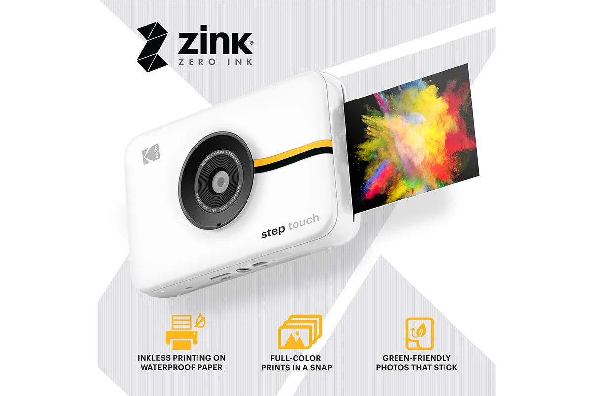 Kodak Step Instant Print Touch Camera White with 10 Sheets - Image 7
