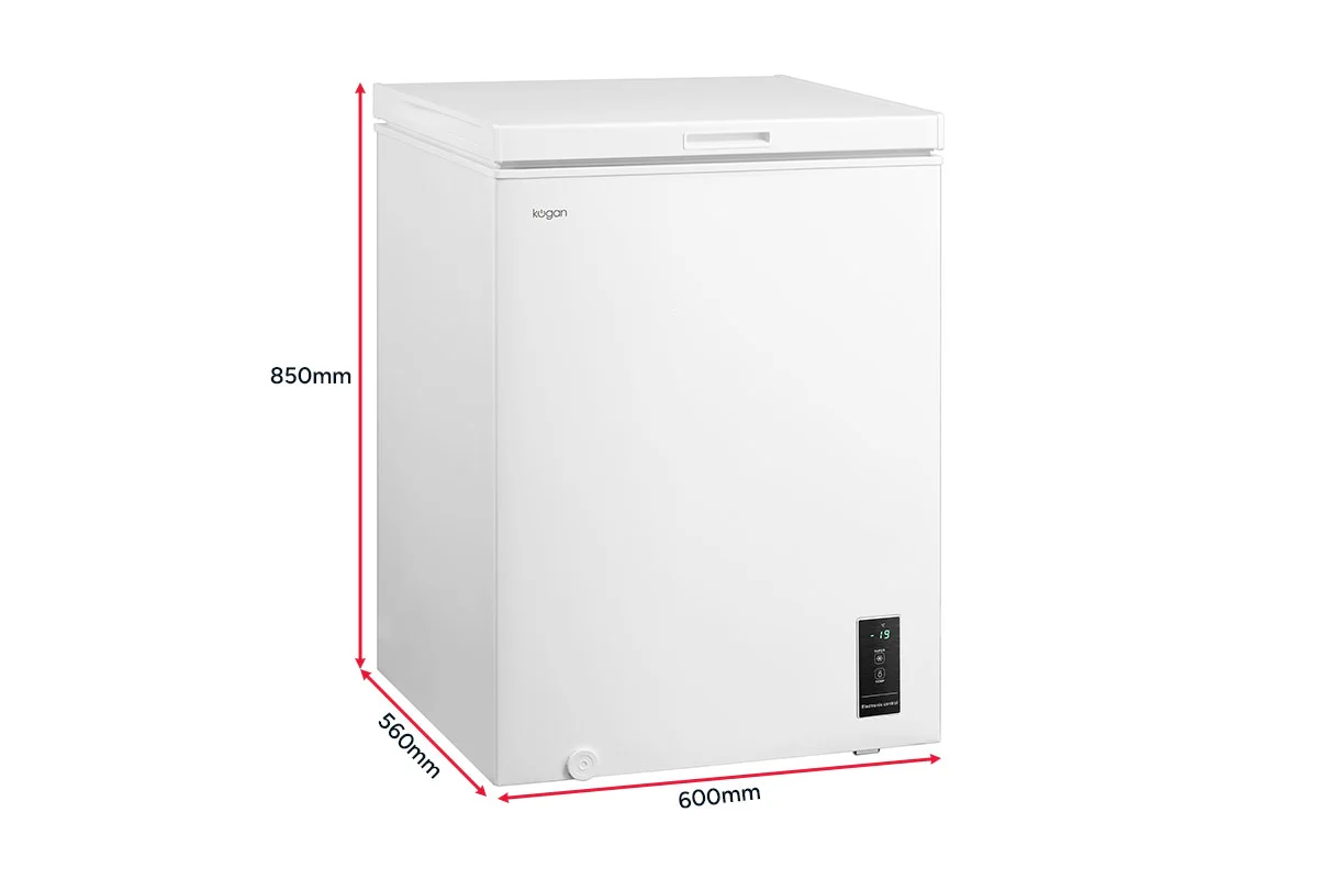 Kogan 143L Hybrid Chest Freezer White Fridge Freezer 4.5 Star - Image 3
