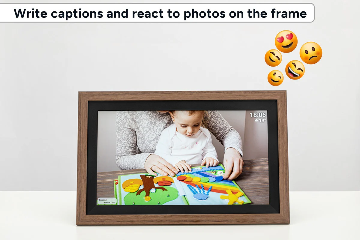 Kogan 15.6" Wi-Fi Digital Photo Frame with Touchscreen & Frameo App - Image 6