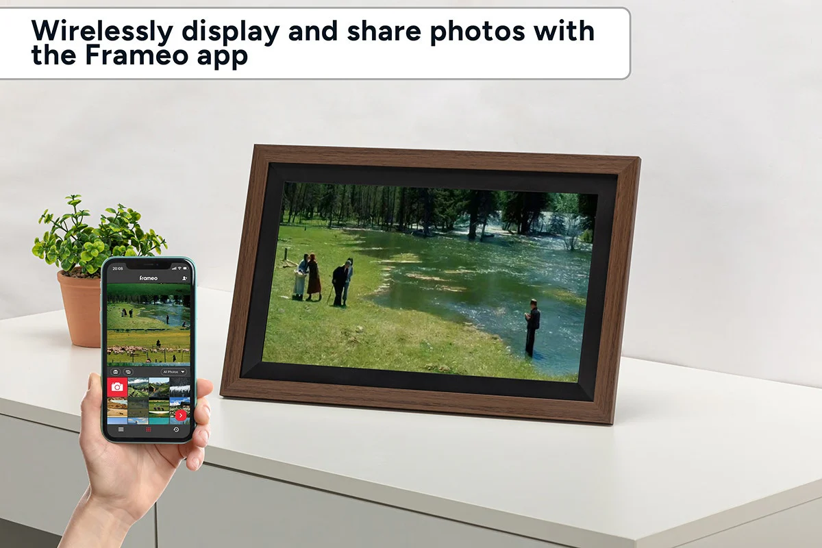 Kogan 15.6" Wi-Fi Digital Photo Frame with Touchscreen & Frameo App - Image 7