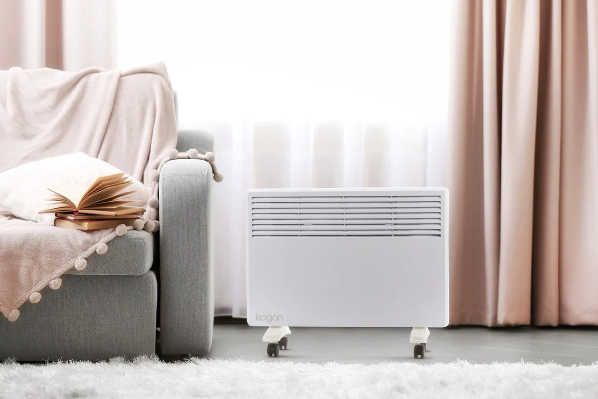 Kogan 1500W Panel Heater Wall Mountable Freestanding - Image 5