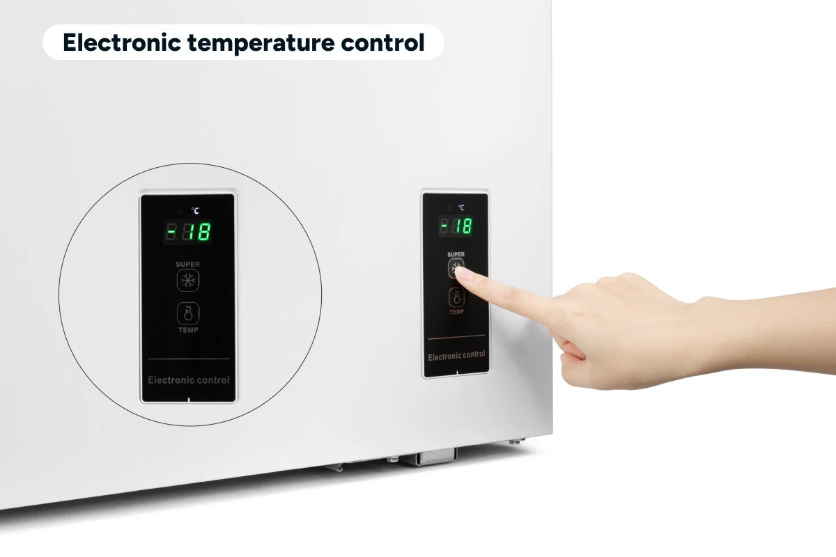 Kogan 198L Hybrid Chest Freezer White Fridge Freezer 4.5 Star - Image 8
