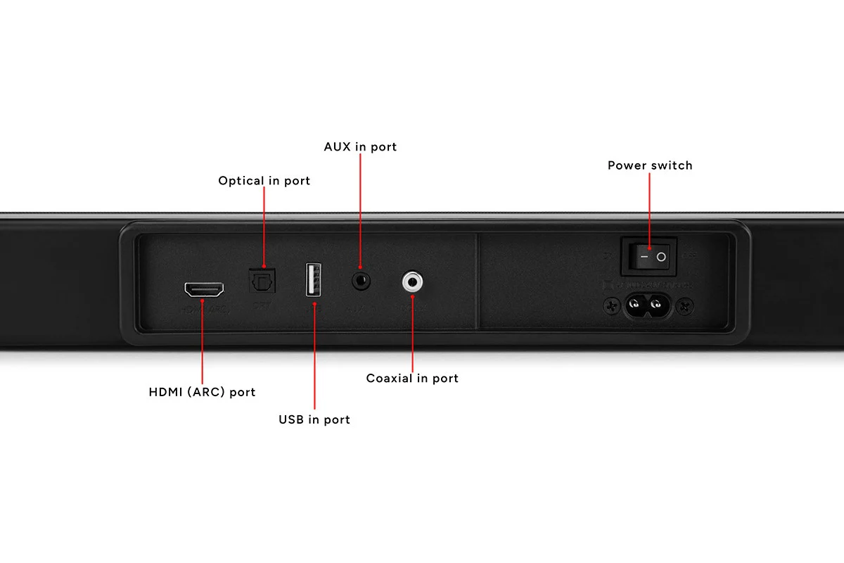 Kogan 2.1 Channel Dolby Soundbar with Wireless Subwoofer - 225W Power - Image 9