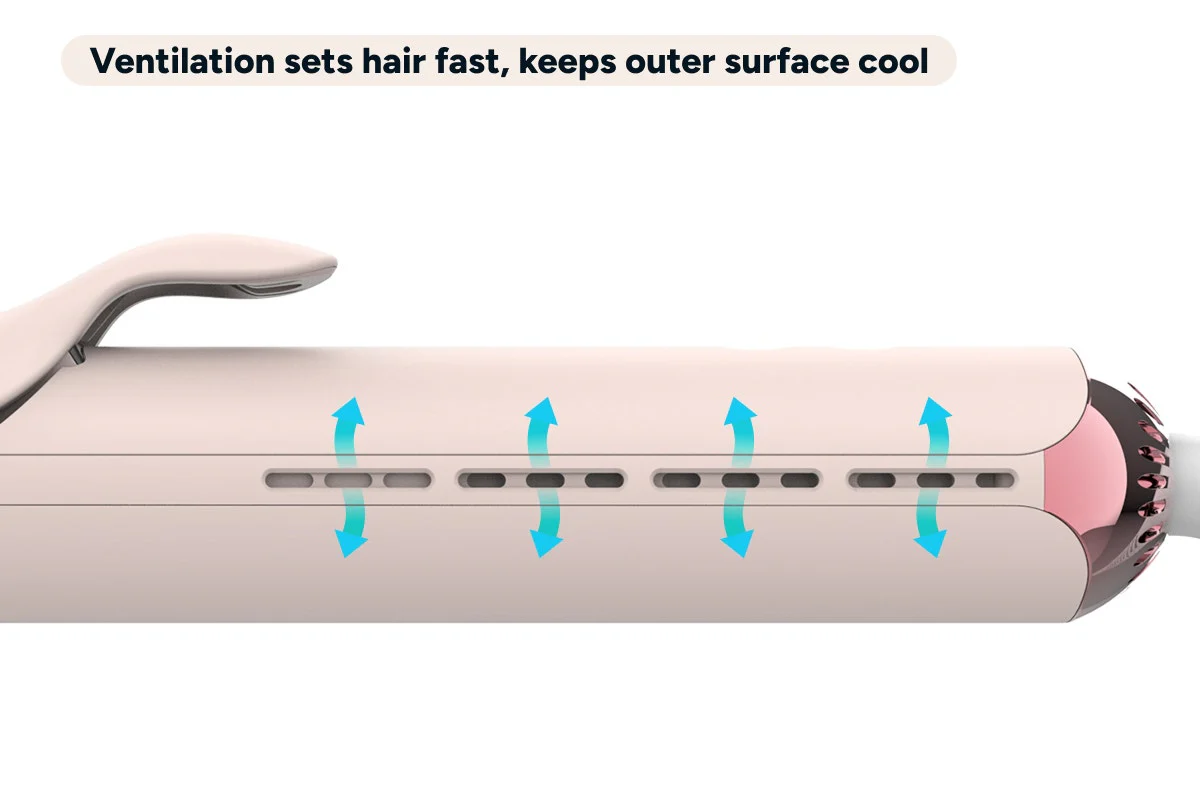 Kogan 2 in 1 Curling Wand and Hair Straightener Ceramic Fast Heat - Image 6