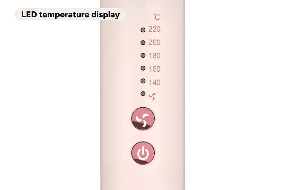 Kogan 2 in 1 Curling Wand and Hair Straightener Ceramic Fast Heat - Image 7
