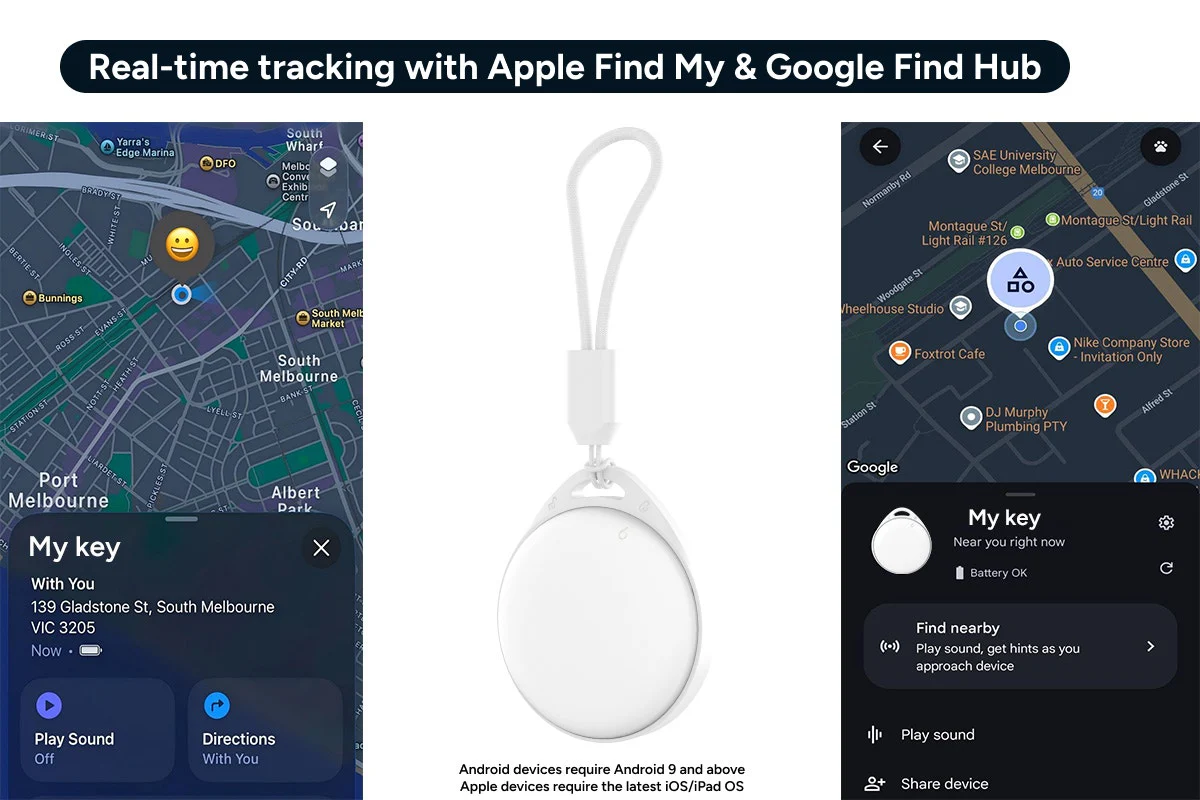 Kogan 2 in 1 Smart Tag Tracker 4 Pack Apple Find My Google Hub - Image 4