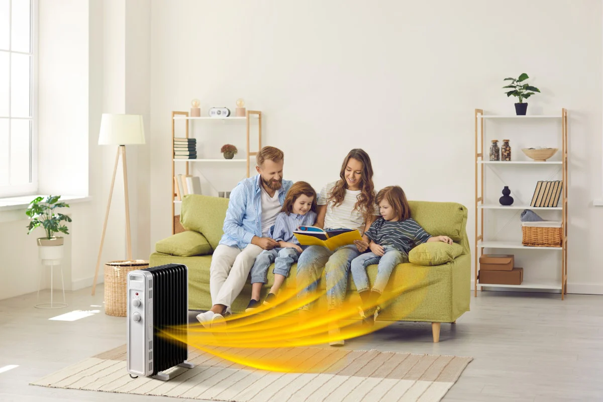 Kogan 2300W 11 Fin Oil Heater Quiet Portable Room Heater - Image 7
