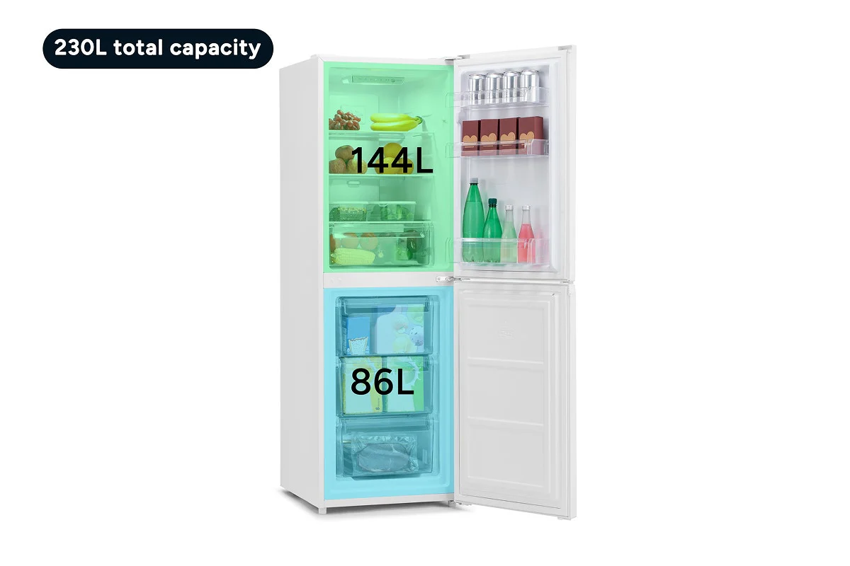 Kogan 230L Bottom Mount Fridge White No Frost 3 Star Energy - Image 7