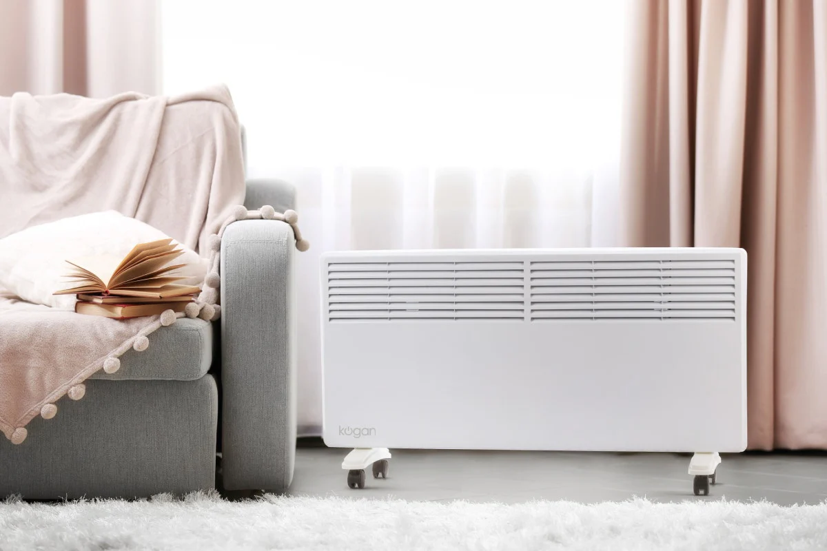 Kogan 2400W Panel Heater Wall Mountable Freestanding - Image 5