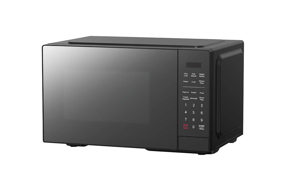 Kogan 25L Microwave with Mirror Finish Black 900W 6 Auto Menus - Image 3