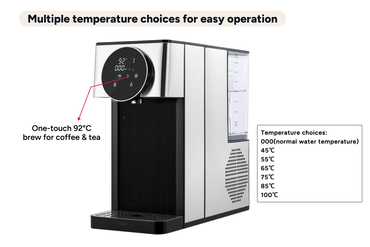 Kogan 3.8L Instant Hot and Cold Water Dispenser LED Touch Display - Image 9