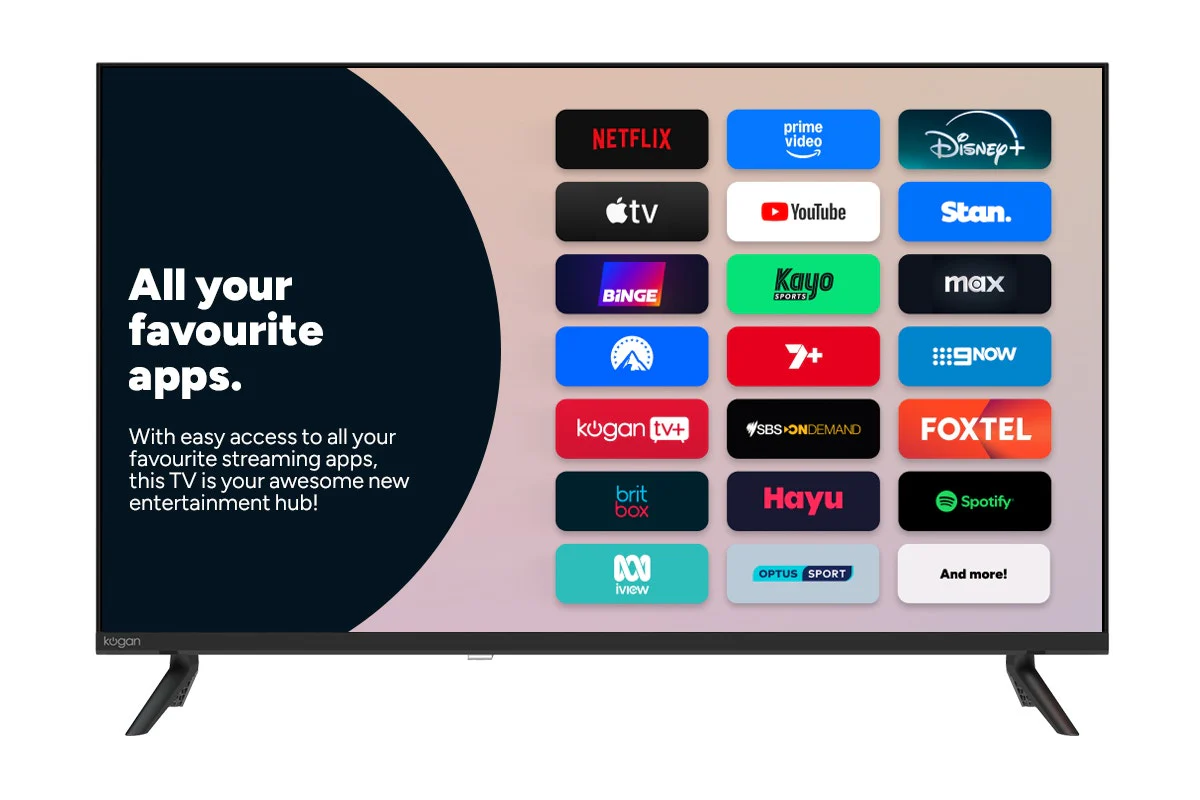 Kogan 32" Smart LED Google TV with HDR, Chromecast & Voice Control - Image 4