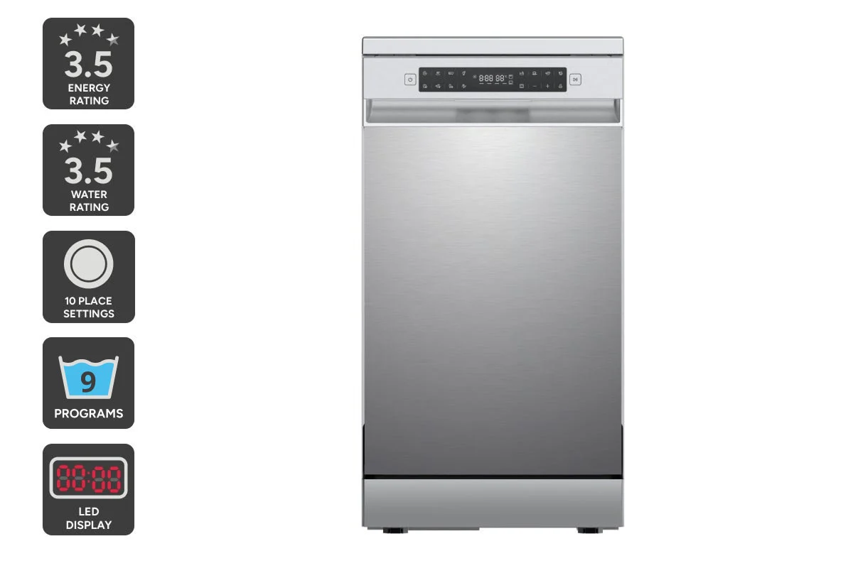 Kogan 45cm Freestanding Dishwasher 10 Place Stainless Steel