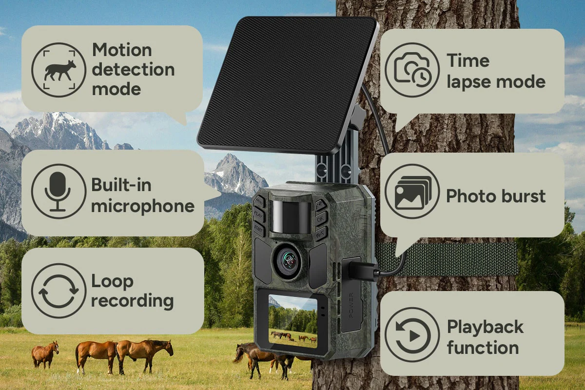 Kogan 4K 48MP Solar Trail Camera and Wildlife Game Camera - Image 11