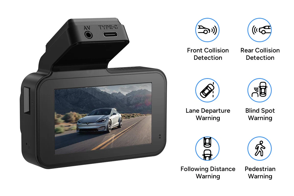 Kogan 4K Dual Dash Camera with ADAS and GPS Front and Rear - Image 12