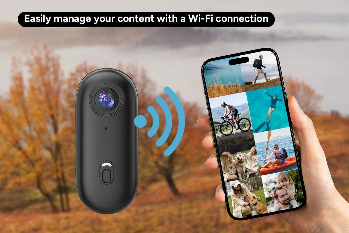 Kogan 4K Mini Action Camera - Waterproof, Hands-Free, Compact Design - Image 4