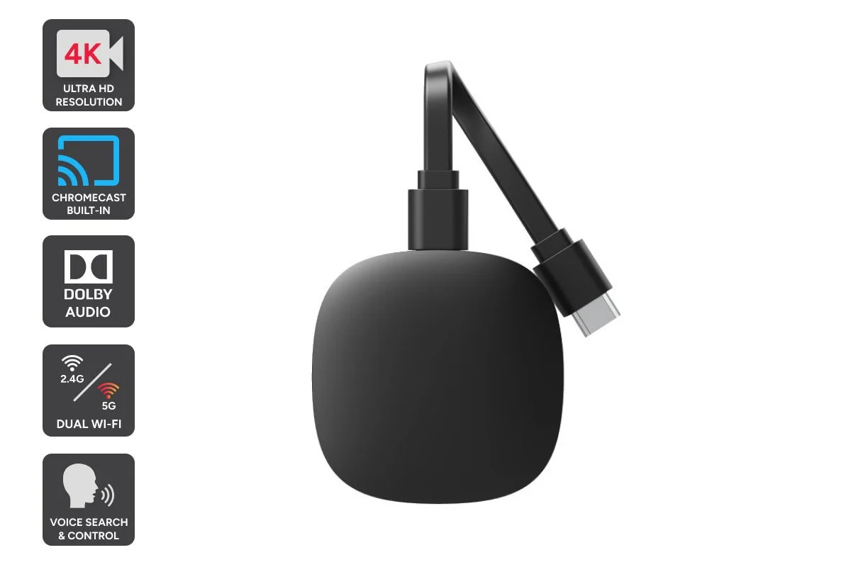 Kogan 4K Smart TV Dongle with Google TV™ and Built-in Chromecast