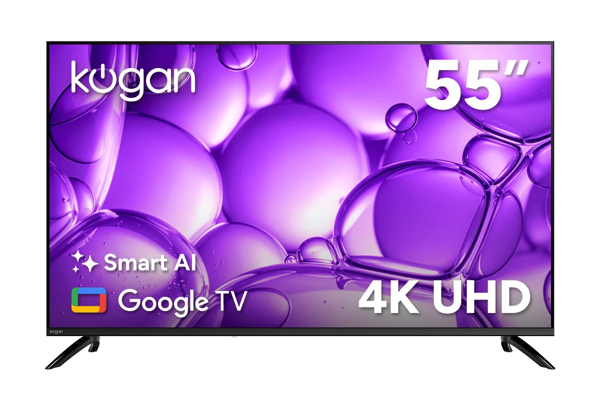 Kogan 55 Inch LED 4K Smart AI Google TV HDR