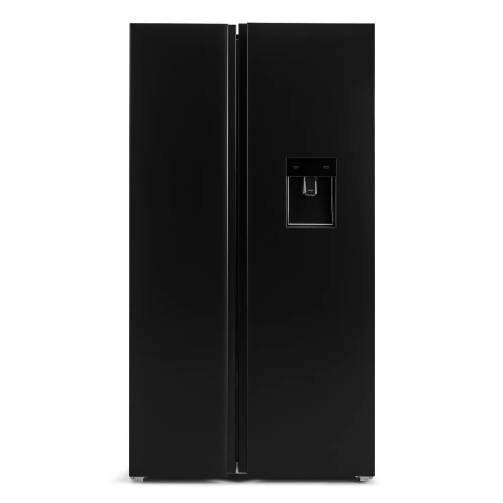 Kogan 631L Side by Side Fridge Black Stainless Steel Water Dispenser - Image 2