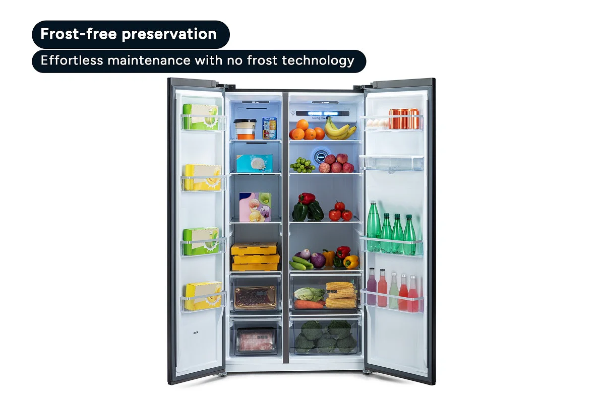 Kogan 631L Side by Side Fridge with Water Dispenser Stainless Steel - Image 6
