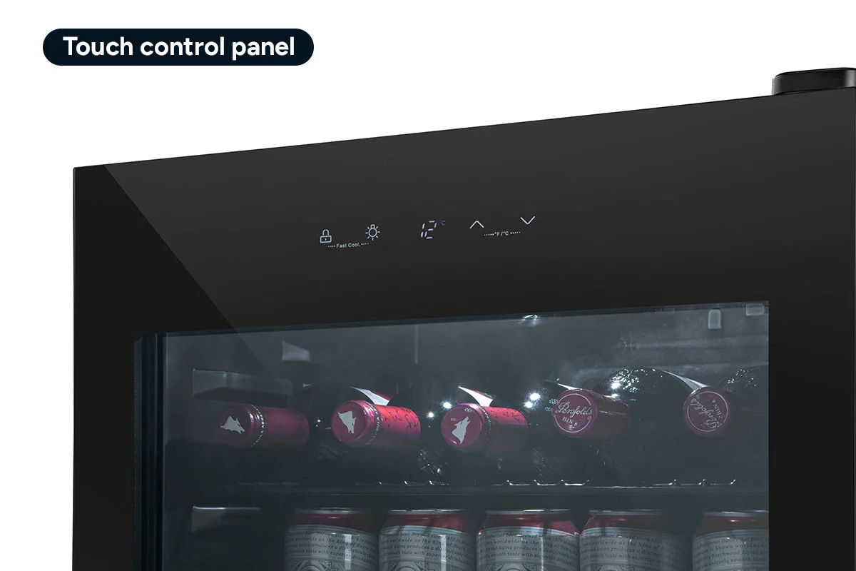 Kogan 66L Glass Door Bar Fridge LED Beverage Cooler - Image 8
