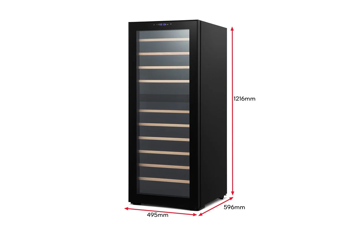 Kogan 80 Bottle Dual Zone Wine Fridge Touch Control - Image 3