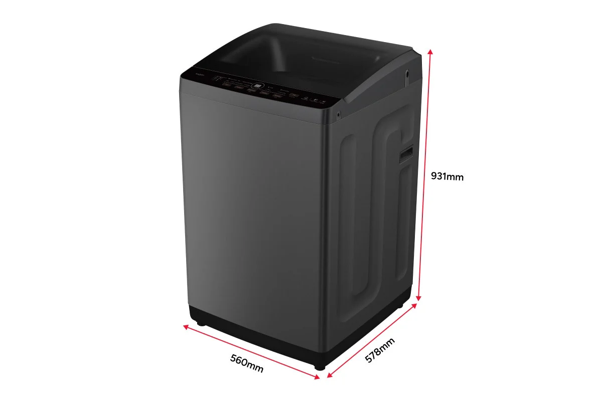Kogan 8kg Top Load Washing Machine Grey 10 Programs - Image 3