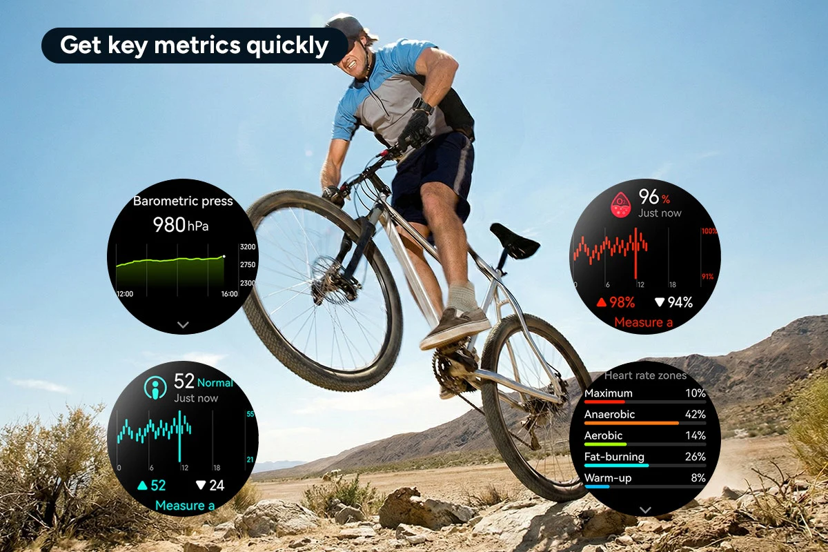 Kogan Active Tactical GPS Smart Sport Watch - 1.43" AMOLED, Graphite - Image 10